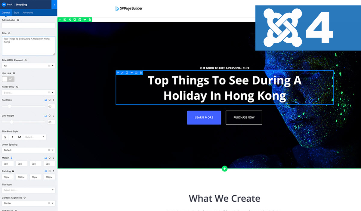 Corso Joomla 4 SP Page Builder