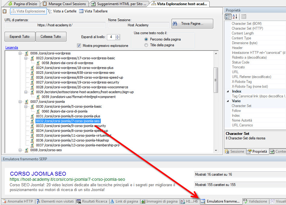 emulatore serp visual seo studio