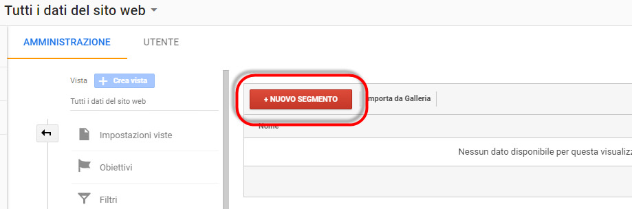 segmenti google analytics