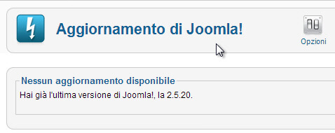 aggiornamento joomla componente