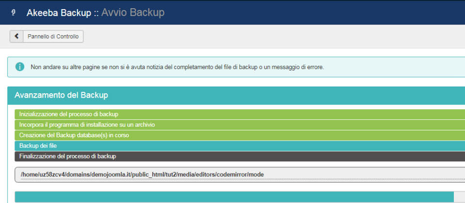 Il backup di Joomla 3 con Akeeba Backup