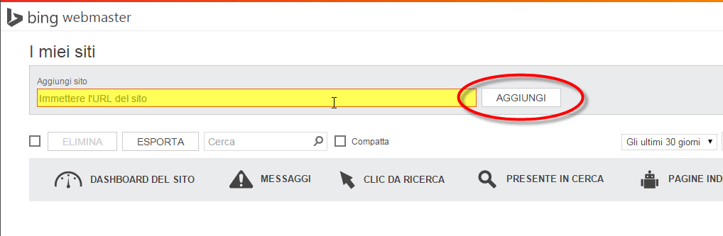 bing webmaster tools joomla