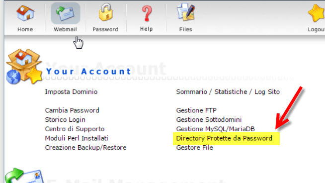 protezione cartella administrator htaccess