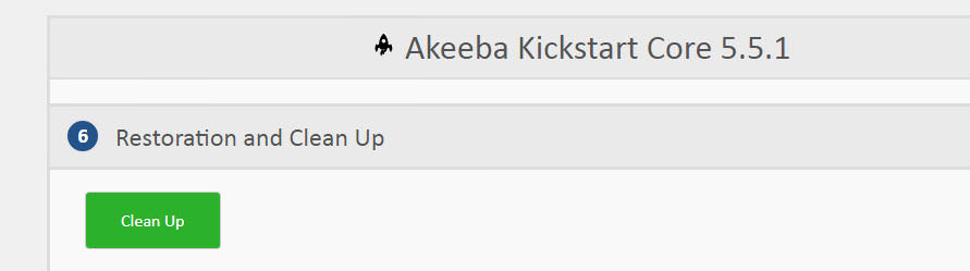 akeeba kickstart ripristino joomla