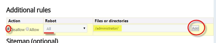 Creare file robots.txt con SEO Book