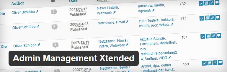 Migliorare il backend con Admin Management Xtended