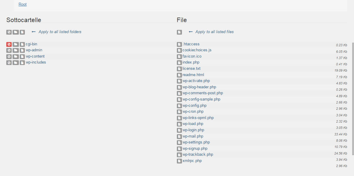 Akeeba Backup WordPress esclusione file