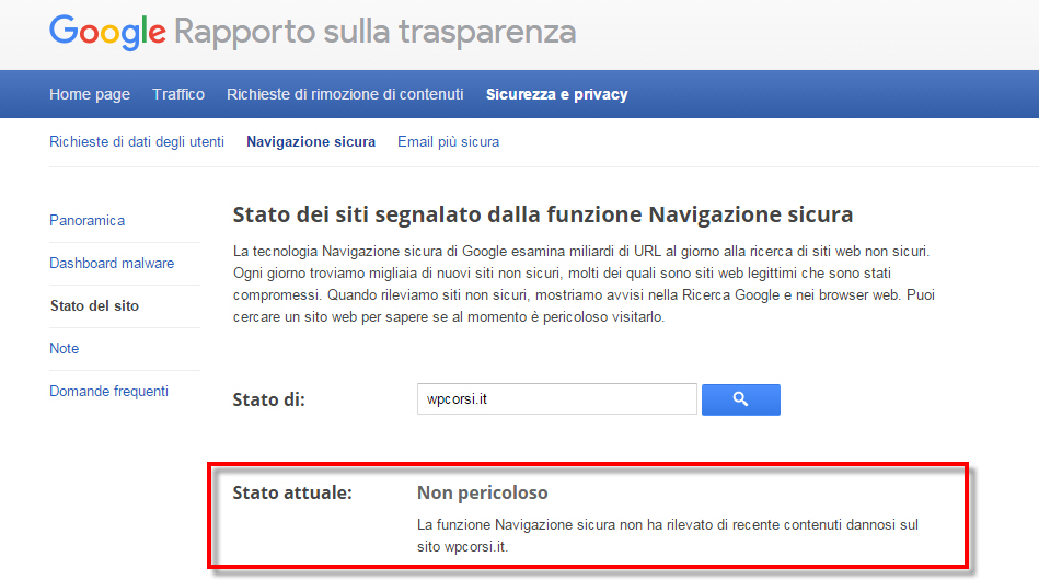 google safebrowsing wordpress