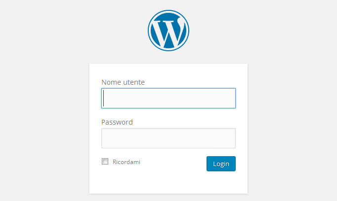 personalizzare form login 