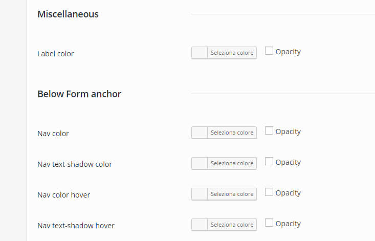 personalizzare form login