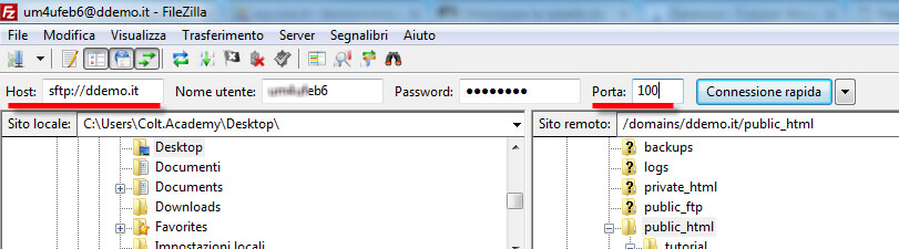 sicurezza ftp wordpress 