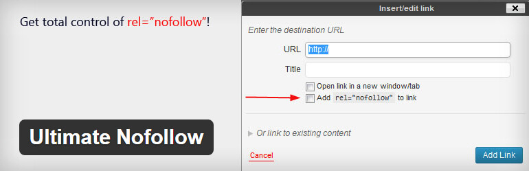Rendere nofollow i link con Ultimate Nofollow